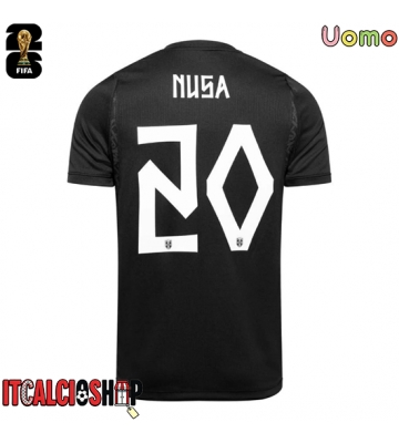 Norvegia Antonio Nusa #20 Seconda Maglia Mondiali 2026 Manica Corta